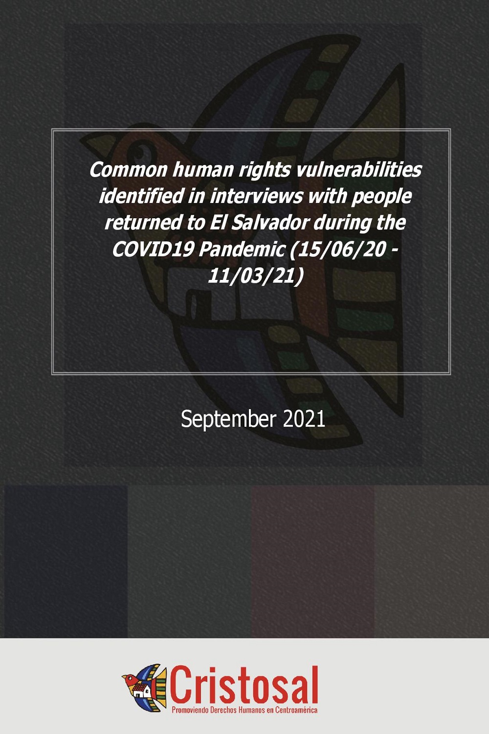 Common human rights vulnerabilities identified in interviews with people returned to El Salvador during the COVID-19 Pandemic