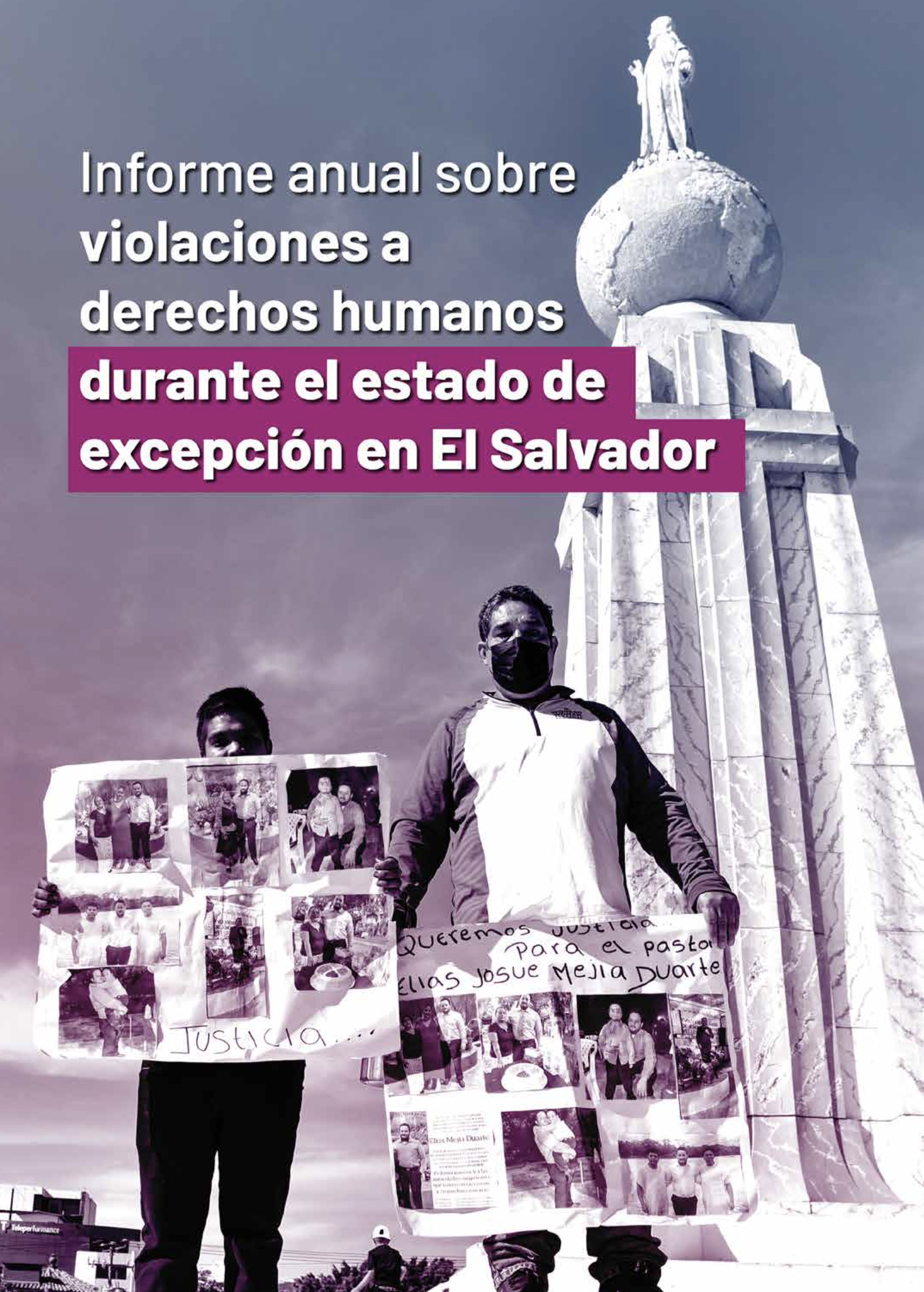 Informe anual sobre violaciones a derechos humanos durante el estado de excepción en El Salvador- Marzo 2023 ￼